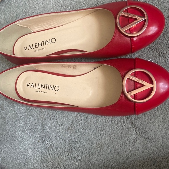 Valentino Shoes - AUTHENTIC valentino ballerina flats red